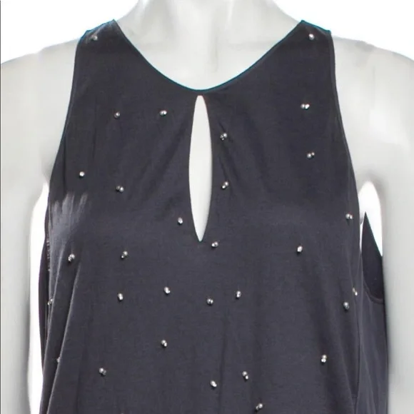 3.1 Phillip Lim Blue Beaded Shift Dress XS/0 - Picture 5 of 7